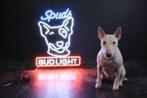 Spud's bud light neon americana bier decoratie neons bull, Lichtbak of (neon) lamp, Nieuw, Ophalen of Verzenden, Info@americansaleshop.nl