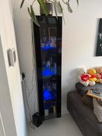 Zwarte wandkast 170x40x30, Ophalen, Zo goed als nieuw, Minder dan 150 cm, 150 tot 200 cm