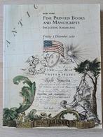 Christies fine printed books manuscripts incl America 2010, Ophalen of Verzenden, Gelezen