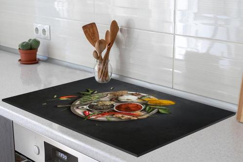 Inductie beschermer 78x52cm - Kruiden op een bord, Huis en Inrichting, Keuken | Keukenbenodigdheden, Nieuw, Ophalen of Verzenden