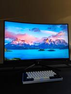 Gaming scherm 180hz, 2 stuks beschikbaar, IPS, 101 t/m 150 Hz, Curved, Zo goed als nieuw