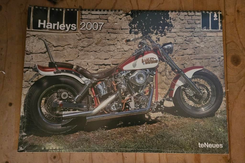 Kalender Harley Davidson., Ophalen, Maandkalender, Nieuw