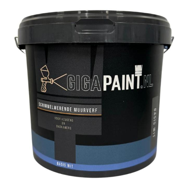 Giga Paint Schimmelwerende Muurverf, Doe-het-zelf en Verbouw, Verf, Beits en Lak, Nieuw, Verf, Ophalen of Verzenden