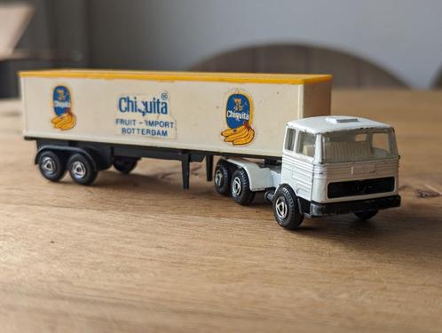 Mercedes-Benz Fruit Import  Chiquita Rotterdam van Efsi, Hobby en Vrije tijd, Modelauto's | 1:87, Gebruikt, Bus of Vrachtwagen
