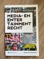Media- en Entertainmentrecht - Gerben Kor & Wouter Koster, Ophalen of Verzenden, Zo goed als nieuw, Vakgebied of Industrie