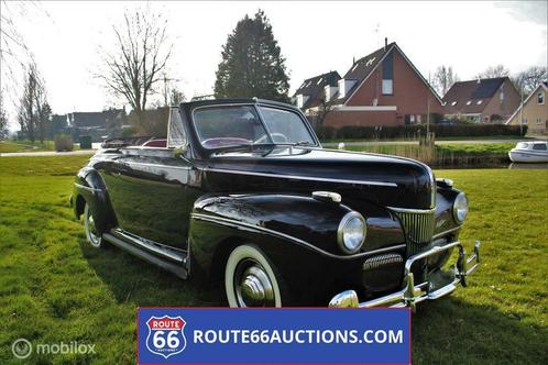 Ford V8 Cabriolet Super Deluxe Cabriolet | Route 66 Auctions, Auto's, Oldtimers, Bedrijf, Te koop, Lederen bekleding, Ford, Benzine