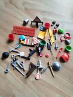 diverse Playmobil onderdelen; petten gereedschap sloffen, Gebruikt, Ophalen of Verzenden, Los playmobil