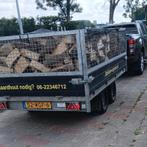 Droog Eiken Haardhout - 6 Kuub thuis gebracht, 6 m³ of meer, Ophalen of Verzenden, Eikenhout, Blokken