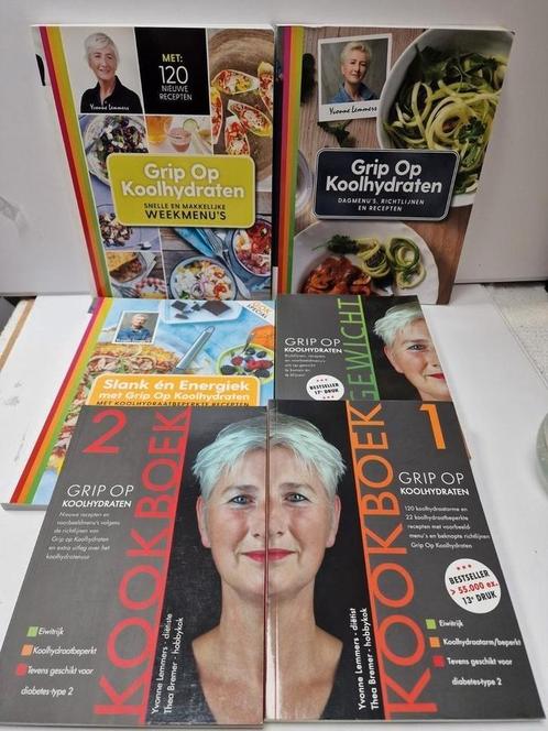 6x Yvonne Lemmers.  Koolhydraatarm eten, Boeken, Gezondheid, Dieet en Voeding, Ophalen of Verzenden