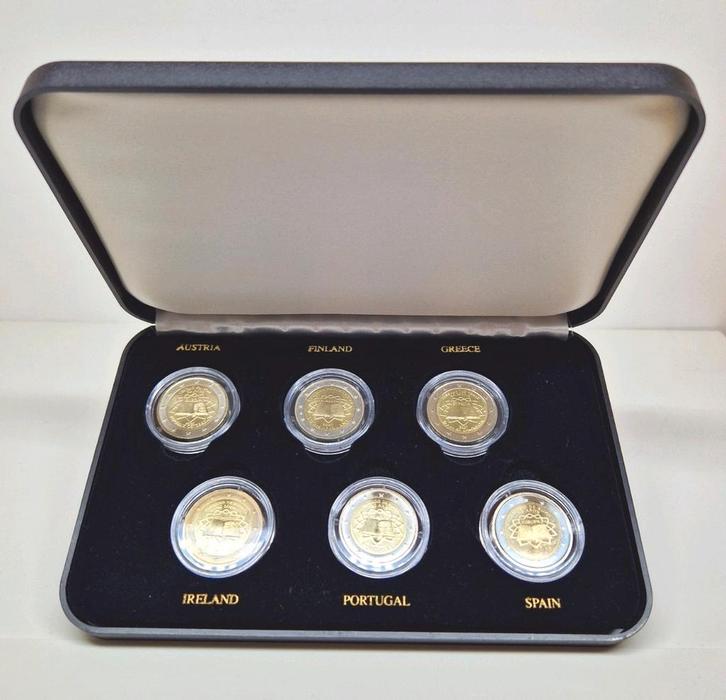 2 euro muntset Verdrag van Rome 50 jaar 2007 UNC no2., Postzegels en Munten, Munten | Europa | Euromunten, Setje, 2 euro, Ophalen of Verzenden