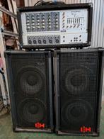 Power mixer met Bluetooth en speakers, Muziek en Instrumenten, Dj-sets en Draaitafels, Ophalen, Gebruikt, Overige merken