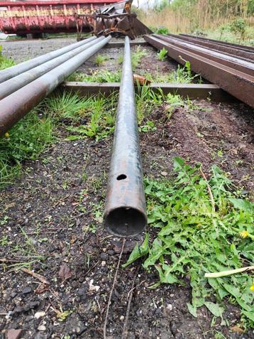 Stalen buis diameter 76mm, lengte 6m, dikte 3,8mm beschikbaar voor biedingen