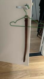 Leren riem bruin met studs 65 cm stoer, Ophalen of Verzenden, Zo goed als nieuw