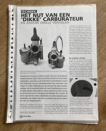 Unieke Map met documentatie Techniek bij oude brommers beschikbaar voor biedingen