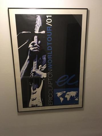Eric Clapton concertposter World Tour 2001 beschikbaar voor biedingen