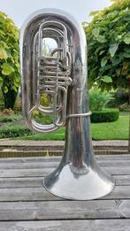 Miraphone Bastuba in Bes 4 ventiel, Muziek en Instrumenten, Blaasinstrumenten | Tuba's, Ophalen, Gebruikt, Bes-tuba, Met koffer of draagtas