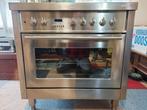 Mooi RVS Bosch Solitaire Gasfornuis – 5 pits & oven -  90cm, Witgoed en Apparatuur, Fornuizen, Ophalen, Gebruikt, 60 cm of meer
