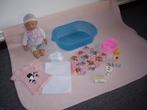 baby born met  bad met acc, Kinderen en Baby's, Ophalen of Verzenden, Zo goed als nieuw, Babypop