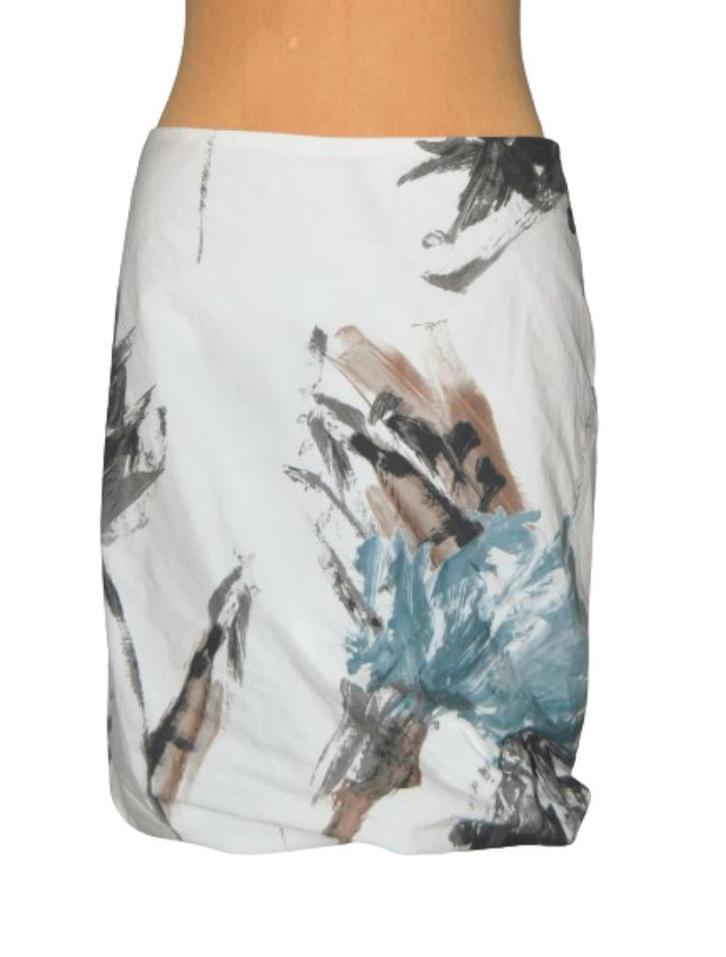 Nieuwe Pauw Amsterdam pof rok, rokje, wit/multicolor, Mt. M, Kleding | Dames, Rokken, Nieuw, Maat 38/40 (M), Boven de knie, Verzenden
