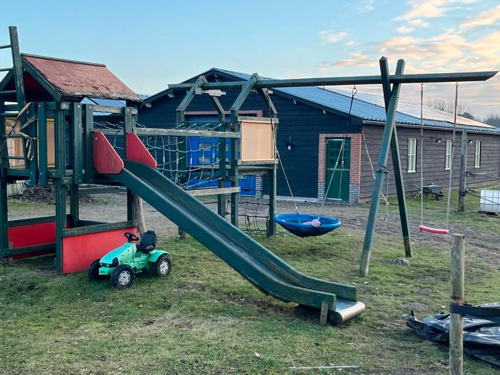 Speelhuisje, Kinderen en Baby's, Speelgoed | Buiten | Speeltoestellen, Gebruikt, Glijbaan, Ophalen