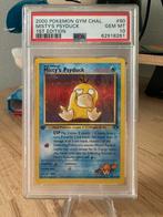 Misty’s Psyduck 1st edition PSA 10 - Gym Challenge, Ophalen, Zo goed als nieuw, Losse kaart