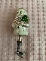 Oude Kerstbal Kerstman met Clip, Ophalen of Verzenden, Gebruikt