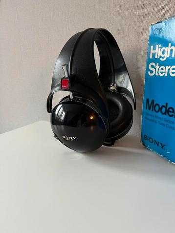 Te koop: vintage koptelefoon Sony DR-11 (1973) Space Age beschikbaar voor biedingen