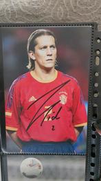 Foto originele handtekening Salgado Spanje Real Madrid, Ophalen of Verzenden, Zo goed als nieuw, Buitenlandse clubs, Shirt