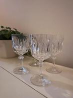 Set van 4 kristallen wijnglazen jaren 70, Antiek en Kunst, Ophalen of Verzenden