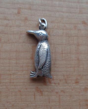 zilveren vintage bedel pinguin [666] beschikbaar voor biedingen