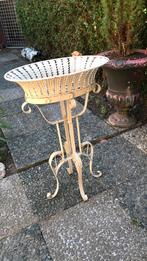 Smeedijzer plantenbak, Franse stijl, jardinière, Tuin en Terras, Tuintafels, Ophalen of Verzenden, Gebruikt, Rechthoekig, Metaal