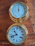 Scheepklok/Barometer 18cm Hermle uurwerk, Watersport en Boten, Ophalen of Verzenden, Nieuw