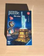 3D puzzel van Vrijheidsbeeld, NIEUW in plastic, met licht., Nieuw, Minder dan 500 stukjes, Ophalen of Verzenden, Rubik's of 3D-puzzel