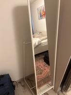 Witte Spiegel met Standaard, Huis en Inrichting, Woonaccessoires | Spiegels, Ophalen, Zo goed als nieuw, 150 tot 200 cm, Rechthoekig