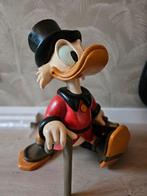 Dagobert Duck met geldtas beeld 52cm, Verzamelen, Disney, Gebruikt, Ophalen