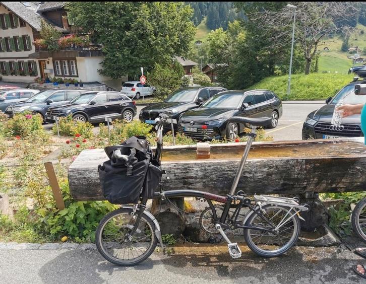 Brompton M3R - Handig voor OV!, Fietsen en Brommers, Fietsen | Vouwfietsen, Gebruikt, Heren, Brompton, 16 tot 18 inch, Totaal opvouwbaar