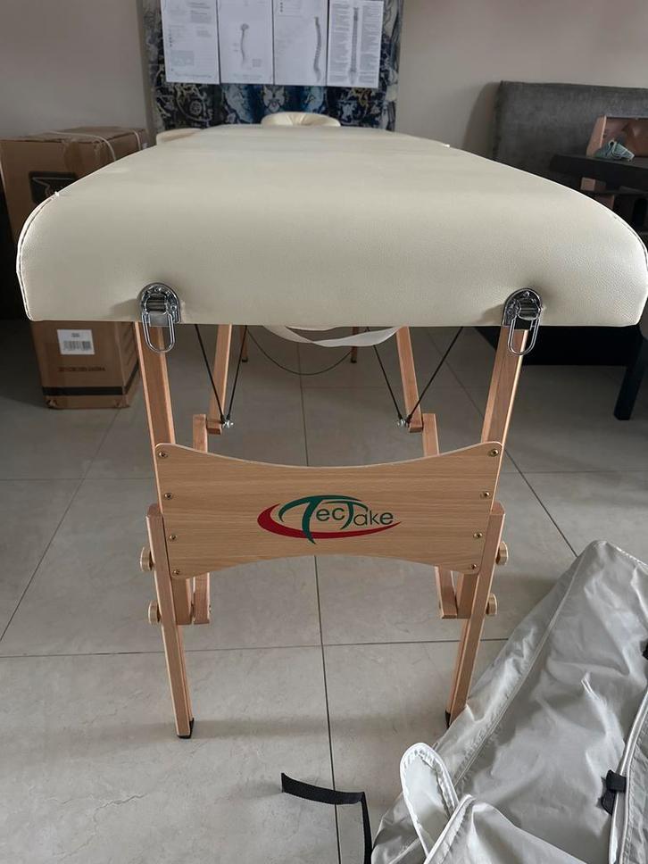 Tectake Massage Tafel - In Hoogte Verstelbaar, Sport en Fitness, Massageproducten, Gebruikt, Massagetafel, Ophalen of Verzenden