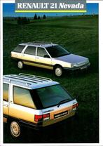 Folder Renault 21 Nevada 1988, Ophalen of Verzenden, Gelezen, Renault