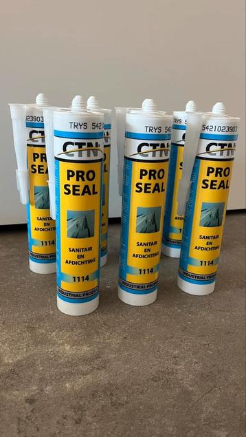 7 tubes siliconenkit 310 ml licht grijs beschikbaar voor biedingen