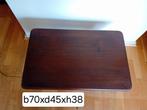 Bij zet tafel massief hout., Huis en Inrichting, Ophalen, 50 tot 100 cm, Zo goed als nieuw, Minder dan 50 cm