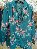 Gaaf  bloemen jasje/ colbert. Carnaval maat 44, Kleding | Dames, Blouses en Tunieken, Ophalen of Verzenden, Zo goed als nieuw