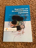 Beginselen administratieve organisatie - 2e druk, Boeken, Studieboeken en Cursussen, Ophalen of Verzenden, Zo goed als nieuw, HBO