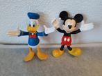 Disney Donald Duck en Mickey Mouse figuur / poppetje 2 stuks, Ophalen of Verzenden, Donald Duck, Nieuw, Beeldje of Figuurtje