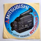 Oude sticker.  MITSUBISHI cx MOVIECAM., Verzamelen, Ophalen of Verzenden, Zo goed als nieuw, Overige typen