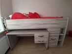 Hoogslaper - bed met bureau, Huis en Inrichting, Ophalen, Gebruikt, Eenpersoons, 210 cm