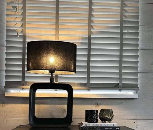 Colmore By Diga Tafellamp Aster mat zwart 30x7x44 cm, Huis en Inrichting, Lampen | Tafellampen, Nieuw, Minder dan 50 cm, Metaal