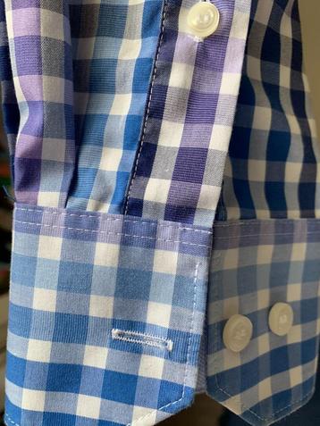 MARVELIS Overhemd M40 blauw wit paars geruit beschikbaar voor biedingen