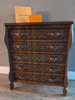 Ladenkastje in Louis Vuitton Stijl bruin kastje tienerkamer, Ophalen, Minder dan 50 cm, 5 laden of meer, Zo goed als nieuw