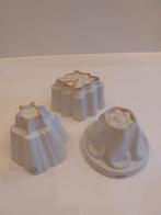 3 x antieke Shelley geometrische puddingvormen, Ophalen of Verzenden