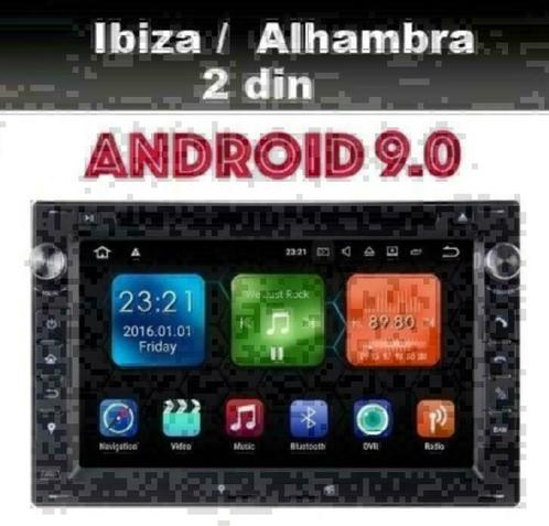 Seat Ibiza Alhambra radio navigatie 7inch android 9.0 dab+, Auto diversen, Autoradio's, Nieuw, Ophalen of Verzenden